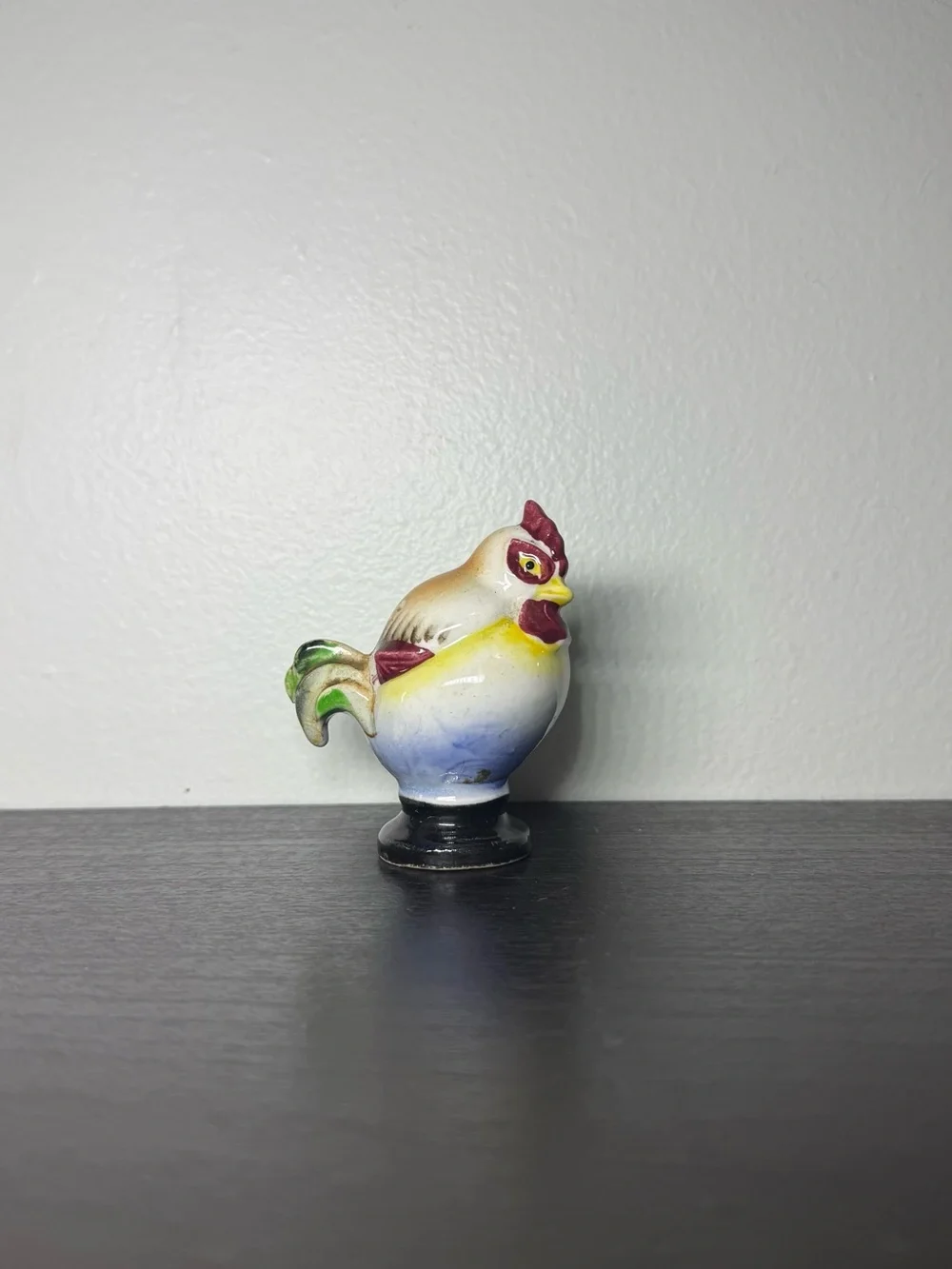 Vintage 1970s Ceramic Rooster Salt & Pepper Shaker Made In Japan